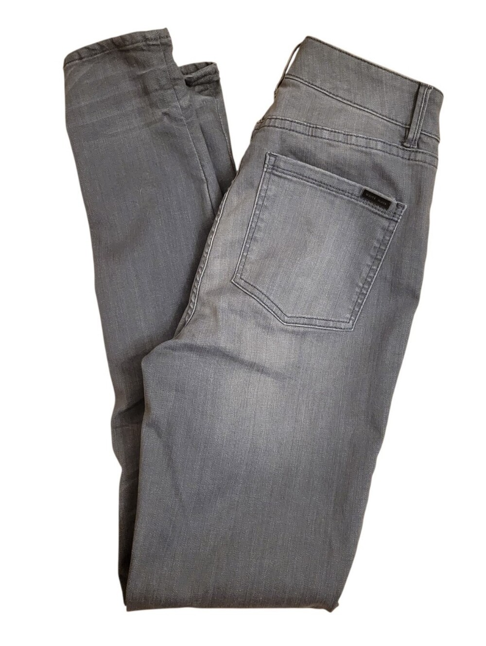 NWT WHBM Gray The Skinny Denim Jeans Size 4 - Picture 4 of 6